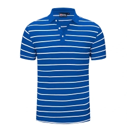 Wholesales Custom Mens Striped Polo Shirt